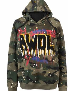 FWRD Denim AWOL Camo Hoodie XL Streetwear